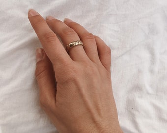 Gold plated ring „Amanda“