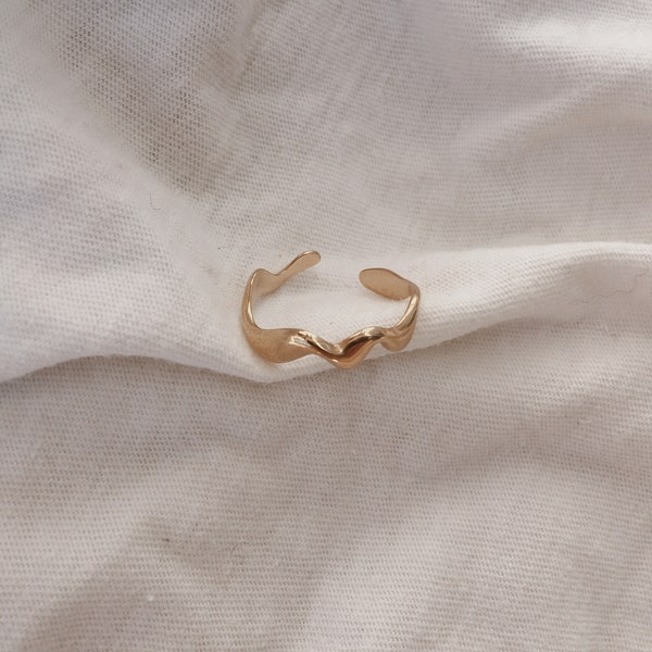 Gold-plated ring "Sara"
