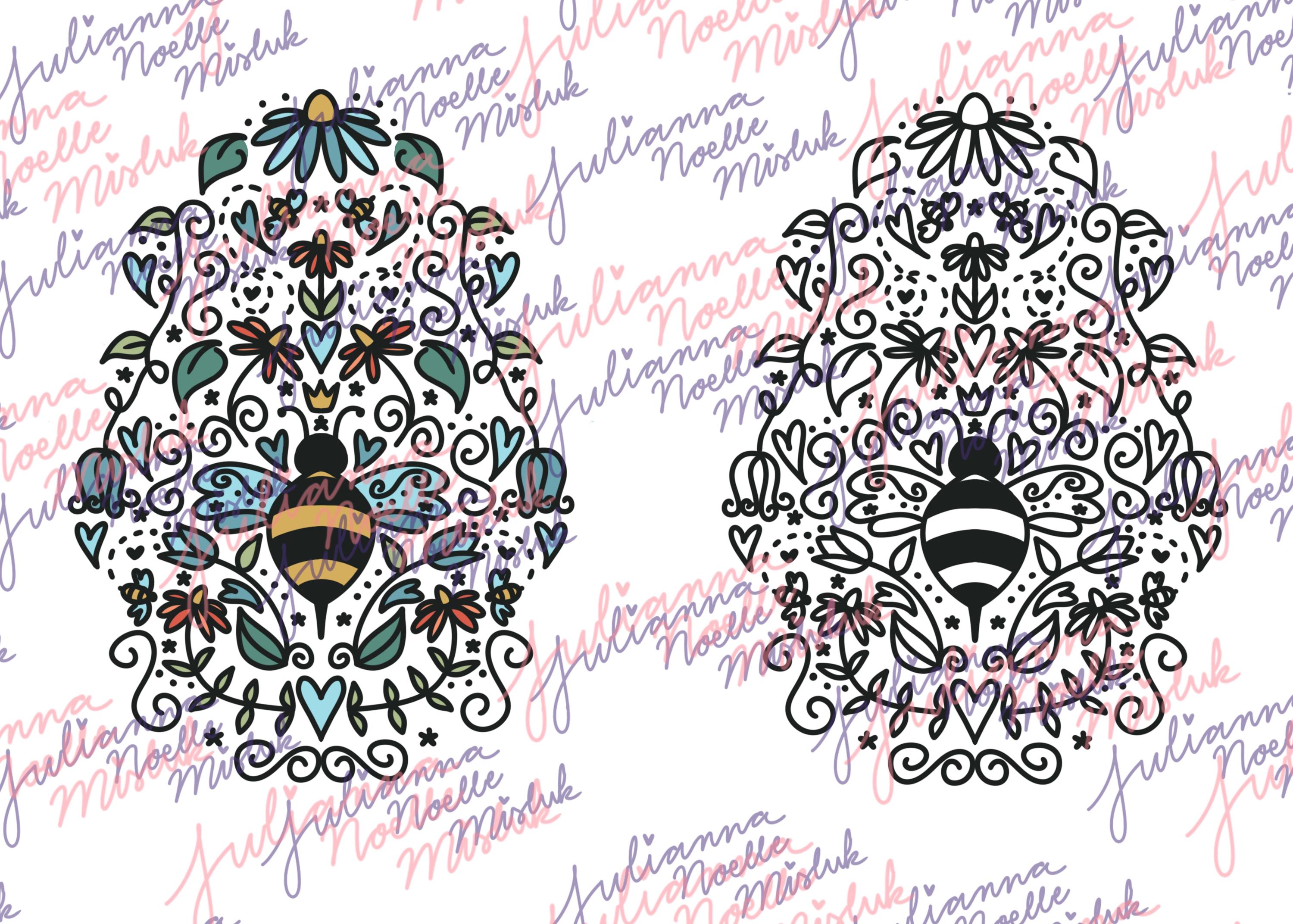 Queen Bee Tattoo Design - Etsy