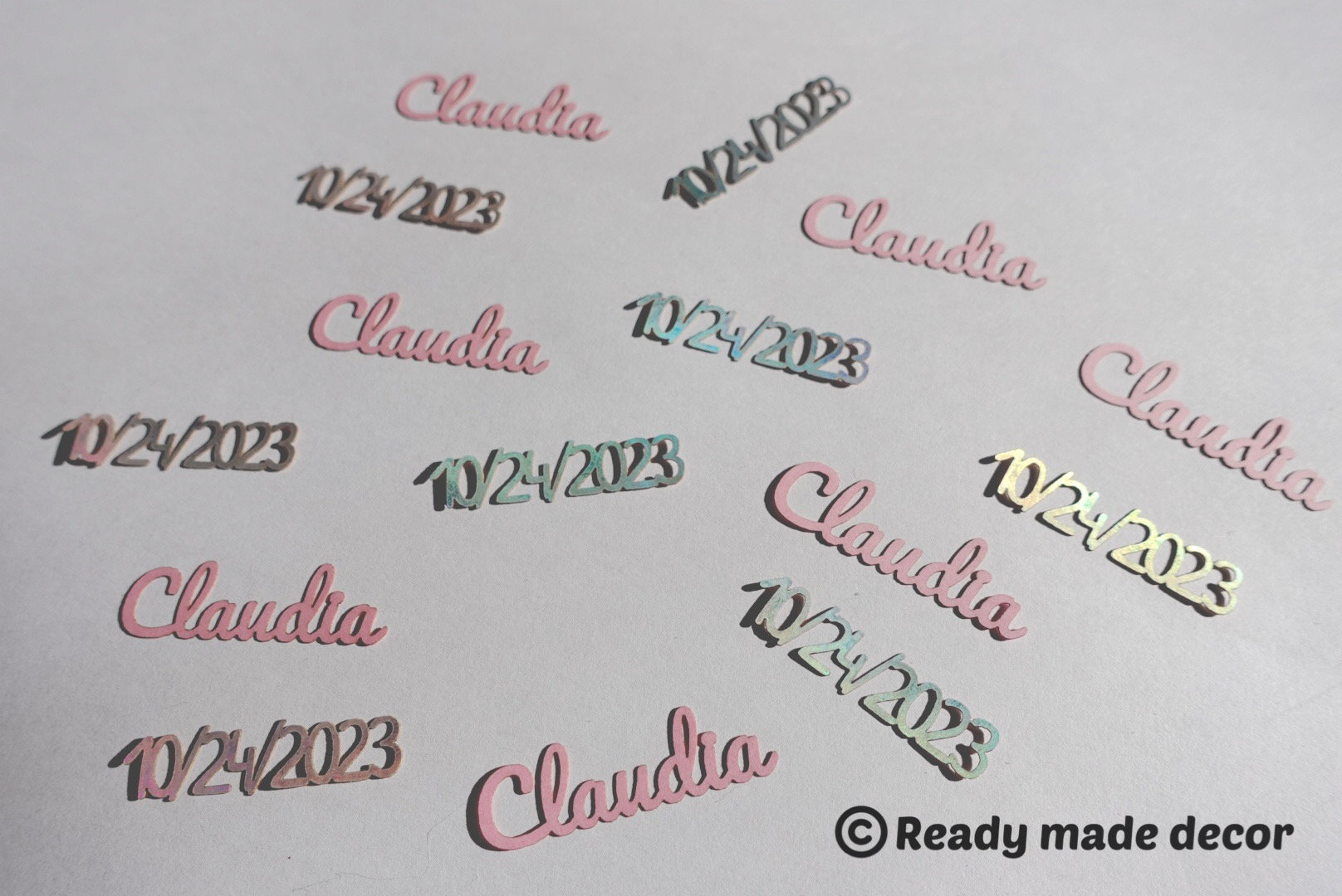 Customized Confetti Custom Confetti, Name Confetti, Personalized Confetti, Glitter Confetti ...