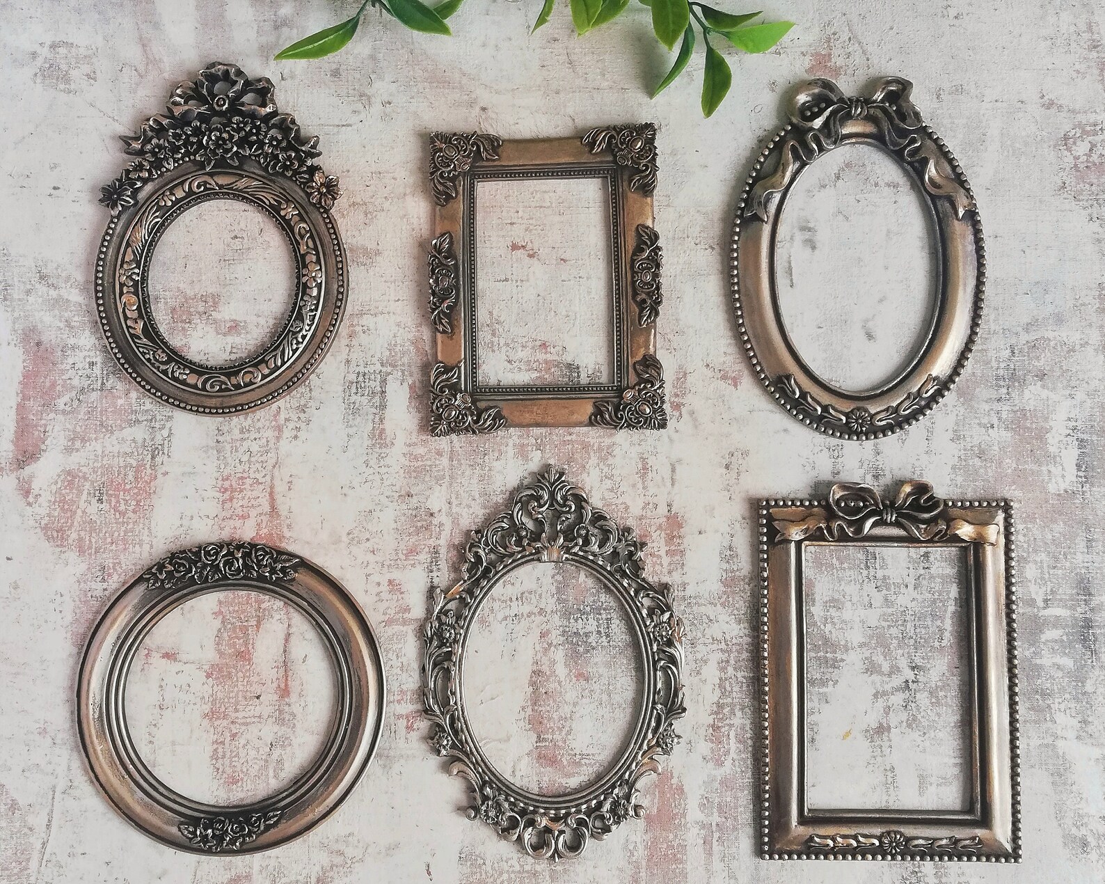 Set of frames wall decor decorative molding vintage Etsy