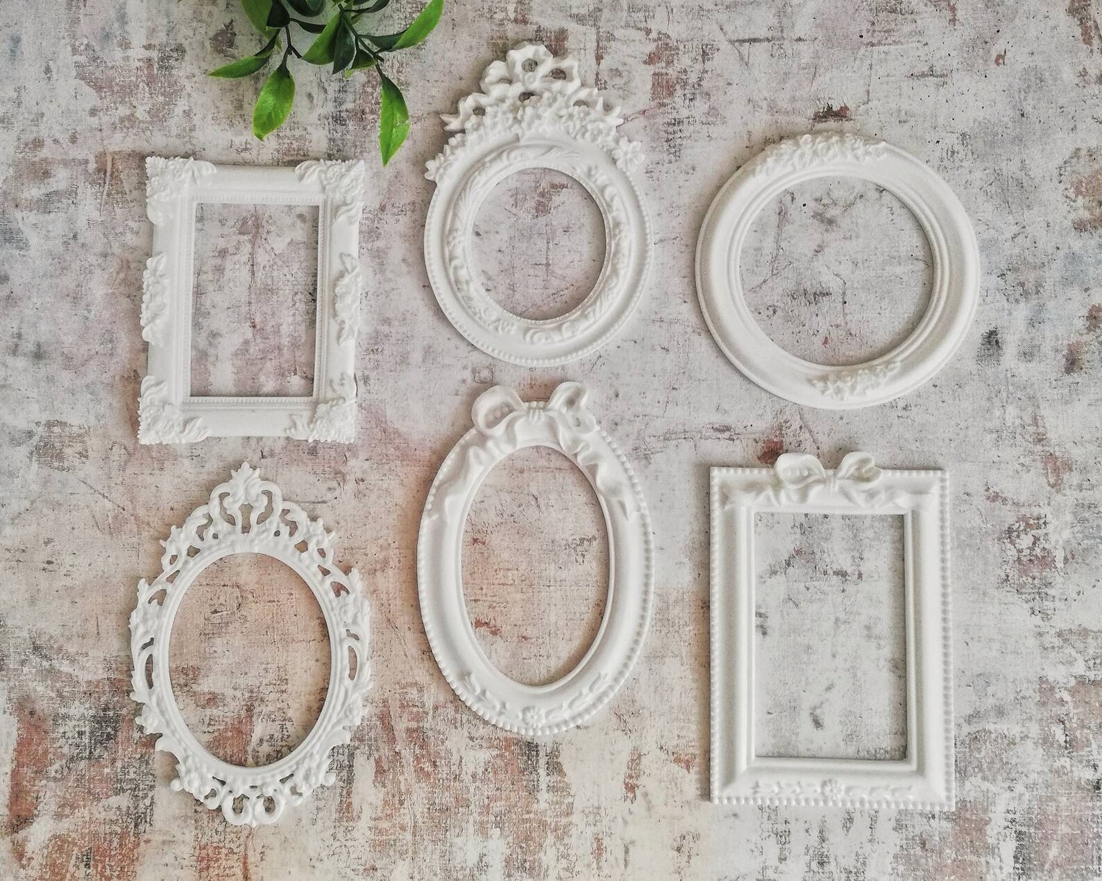 Decorative frames set of 6 frames gallery wall empty frames Etsy