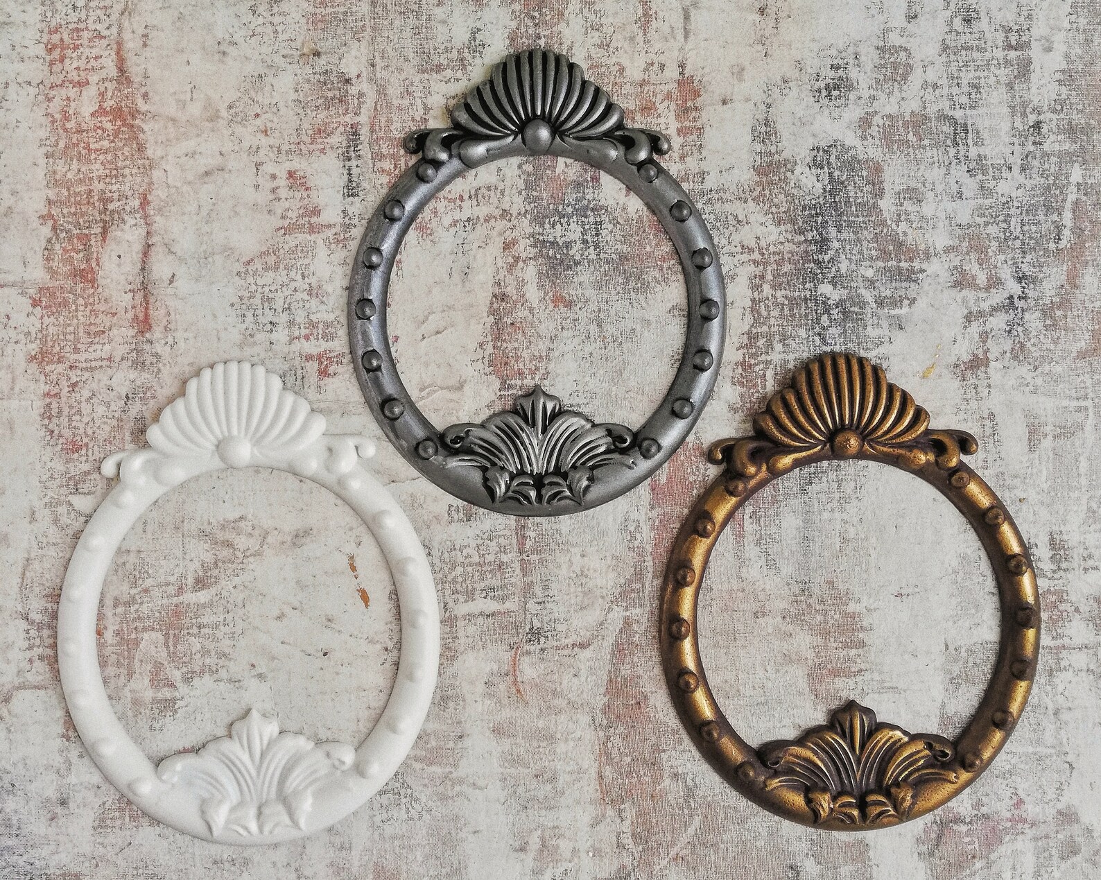 Ornate frame embellishment resin miniature frame craft onlays Etsy