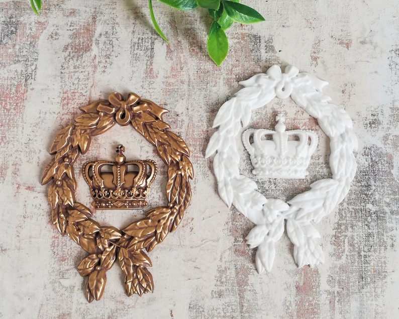 Wreath2 decorative elements applique plastic decoupage decoratio Wreath2 decorative elements applique plastic decoupage decoratio
