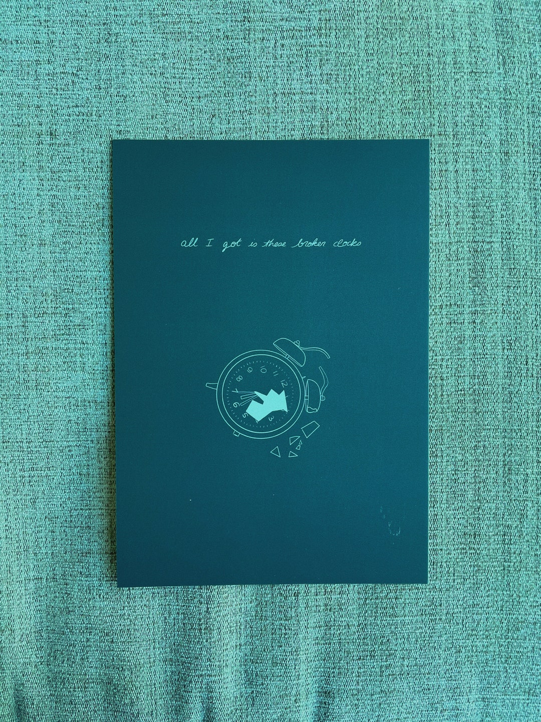 Broken Clocks Illustration Etsy