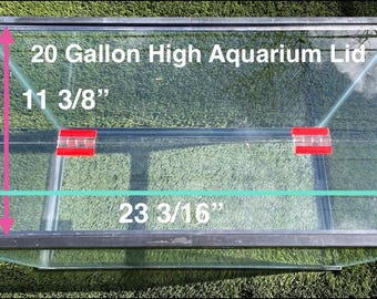 Aquarium Lid 20 gallon High Clear 3/16” Polycarbonate