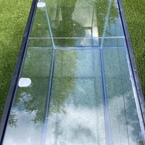 Tapa de acuario de 20 galones de alto, transparente, corte medio, 3/16&quot; de policarbonato
