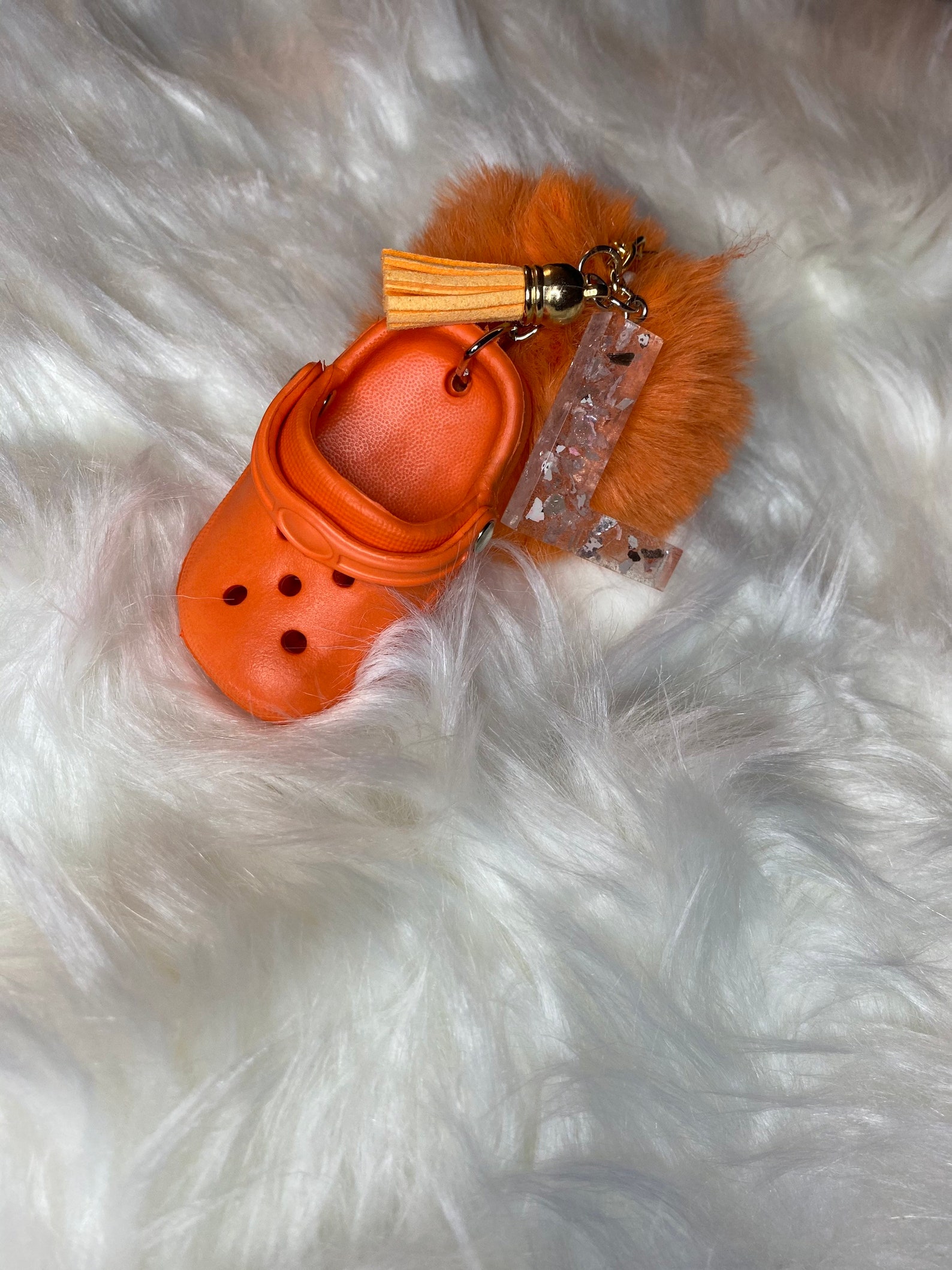 Initial keychain Croc keychain Personalized croc keychains Etsy