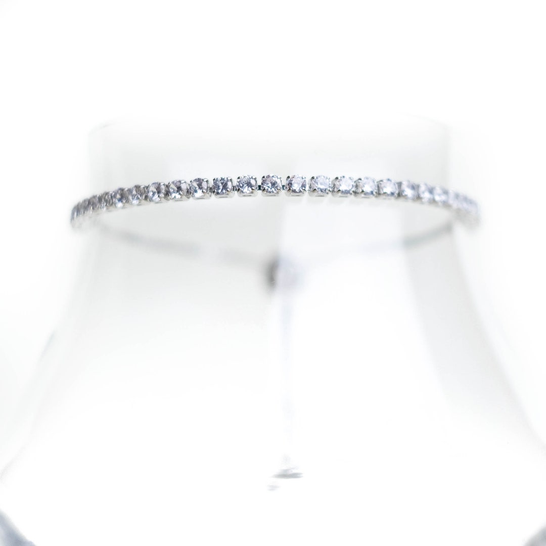 Sofia Tennis Bracelet Silver