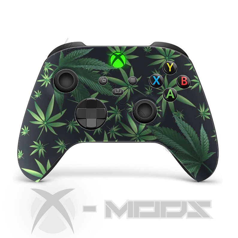 Xbox One Series Rapidfire Controller Cannabis Weed Leaf Etsy