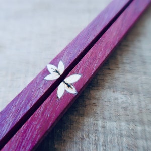 2mm Japanese style Chopstick, Purple Heart