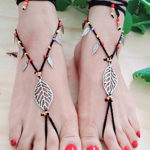 Barefoot sandals,yoga Sandals,hippie sandals,foot jewelry, boho barefoot sandals,cotton barefoot sandals,bottomless sandals,nude shoe,xero