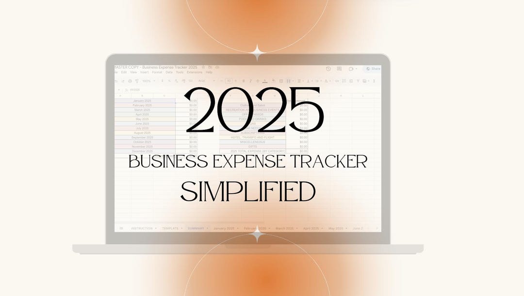 Business Expense Tracker Template - Etsy
