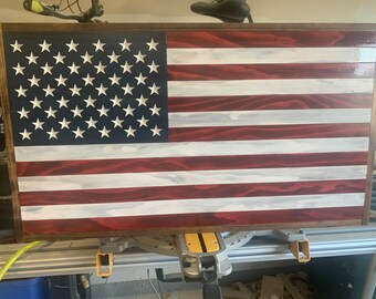 Rote, weiße und blaue amerikanische Flagge
