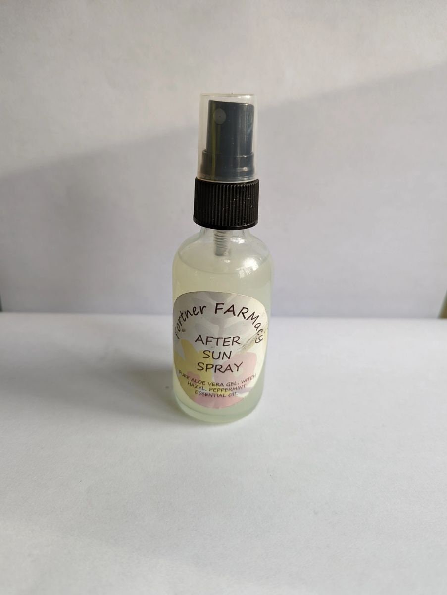 After Sun-healing Spray Cooling Peppermint & Aloe Vera for - Etsy