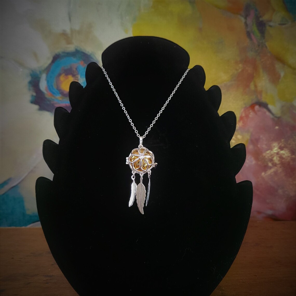 Dream Catcher Urn Necklace Spiritual Jewelry Cremation Etsy