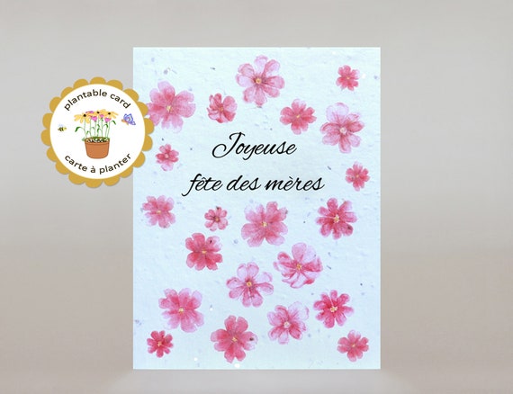 Carte Fête Des Mères à Planter écologique Carte Pour Maman | Etsy Canada