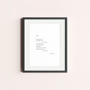 Poetry Wall Art