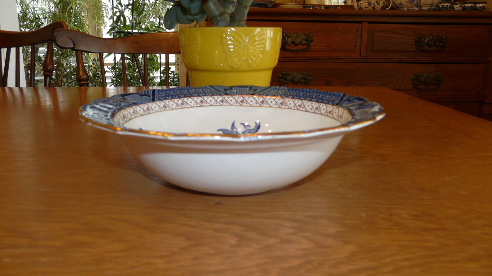 Booths Real Old Willow Vegetable Serving Dish, 8025 Pattern, Beautiful