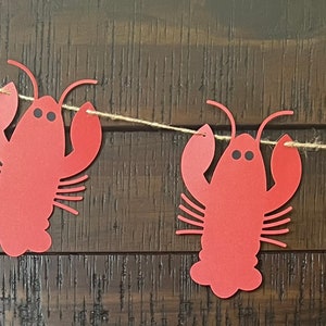 Crawfish Banner/ Seafood Boil Decor/ Sea Banner/ Crawfish Boil/ Sea Party