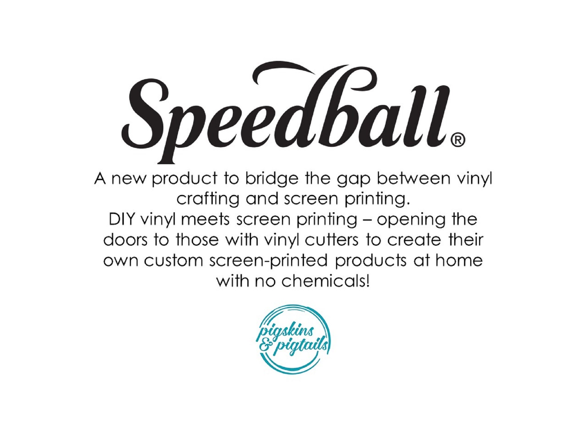 Speedball Beginner Screen Printing Craft Vinyl Kit,