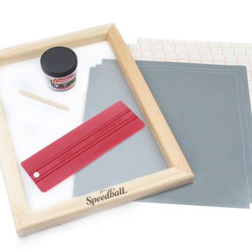 Speedball Beginner Screen Printing Craft Vinyl Kit Etsy