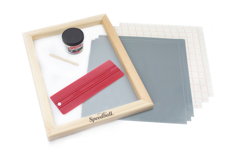 Speedball Beginner Screen Printing Craft Vinyl Kit,