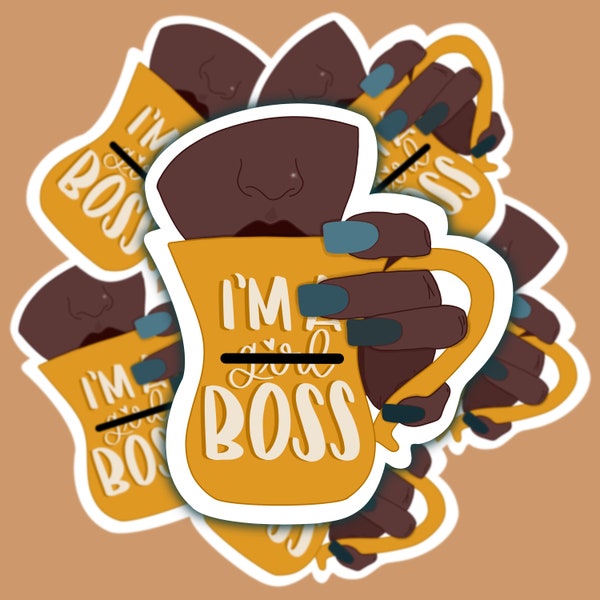 I'm a BOSS - POC Affirmation Sticker