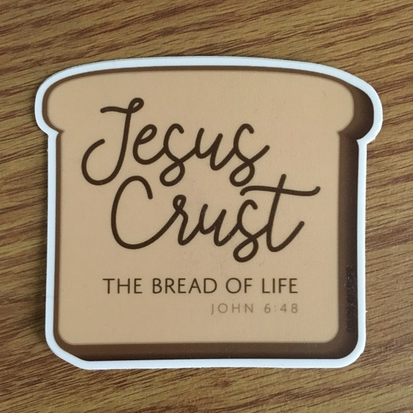 Jesus Crust Christian Vinyl Sticker