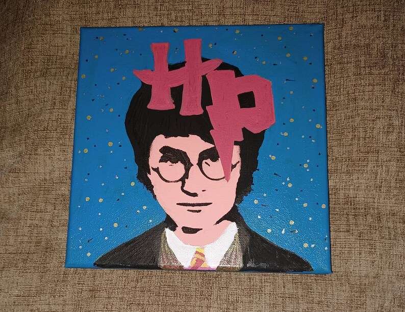 Harry Potter Canvas Painting Wall Art Etsy