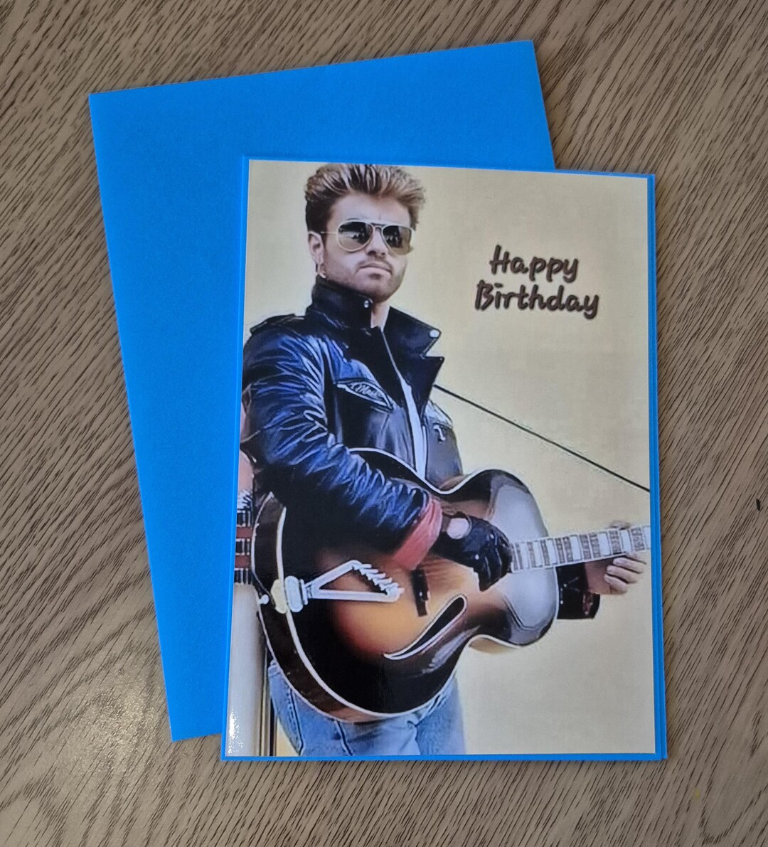 George Michael Invitation George Michael Birthday Card - Etsy