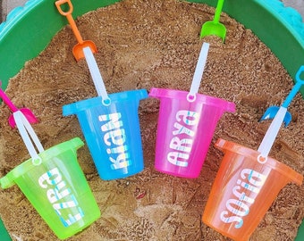 Personalized Beach Pail and Shovel for Kids / Toddler Castle Shaped ...
