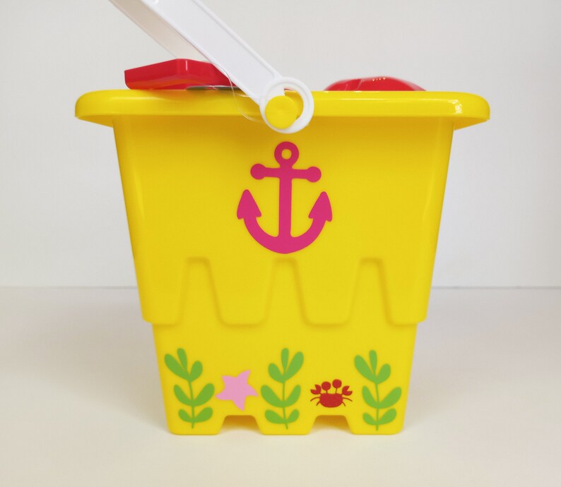 Personalized Beach Pail and Shovel for Kids / Toddler Castle Etsy
