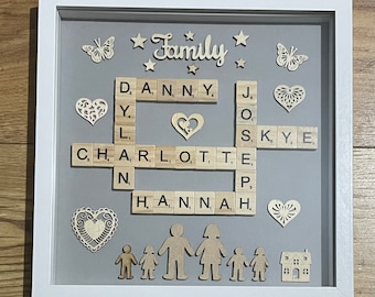 Personalised Scrabble Frames