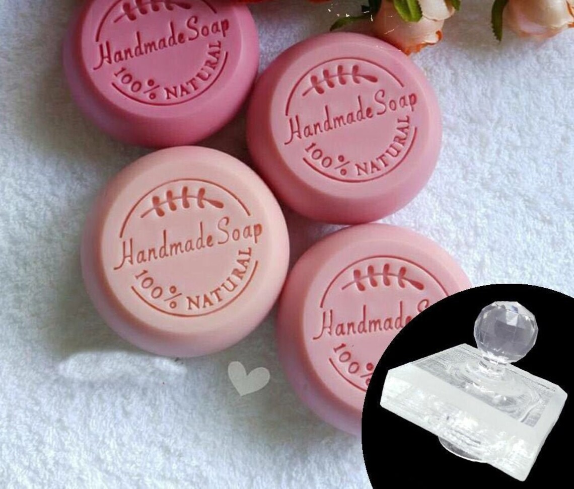 Handmade Soap Stamp 100 Natural Soap Stamps Acrylic Stamp Etsy UK