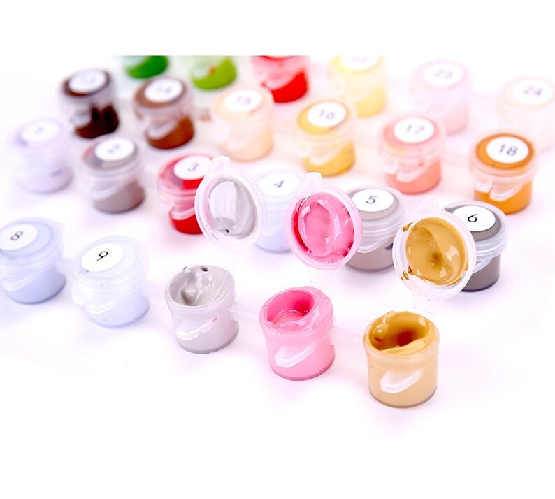 Dancing Girl Graffiti Paint by Numbers Kit Wall Art Street Etsy