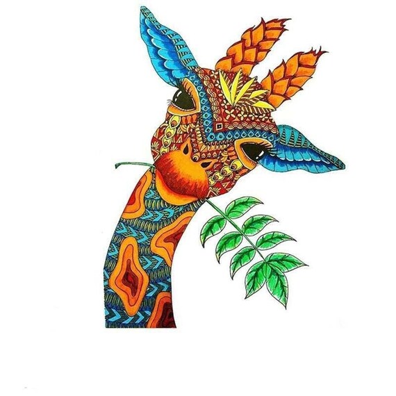 Giraffe Jigsaw Puzzle for Adults & Kids Eco Friendly Wooden Etsy