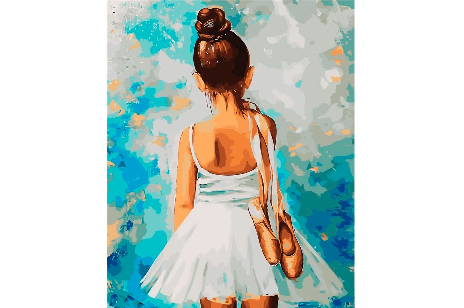 Ballerina Paint by Numbers Kit Wandkunst Ballettfarbe nach Etsy