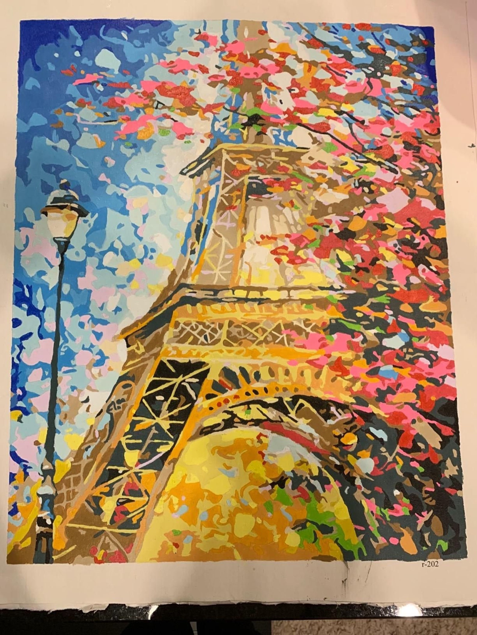 Eiffelturm Malen nach Zahlen Set Wandkunst Paris Paint by - Etsy.de