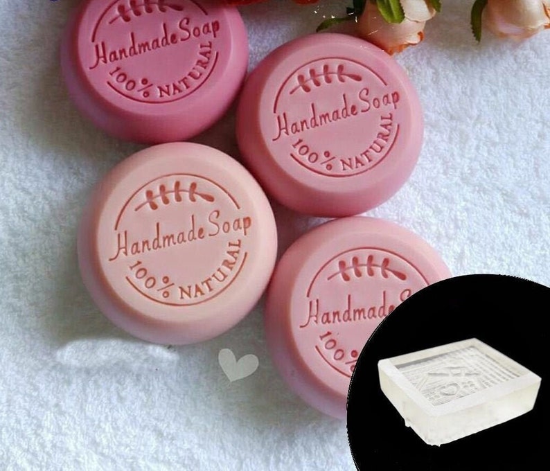 Handmade Soap Stamp 100 Natural Soap Stamps Acrylic Stamp Etsy