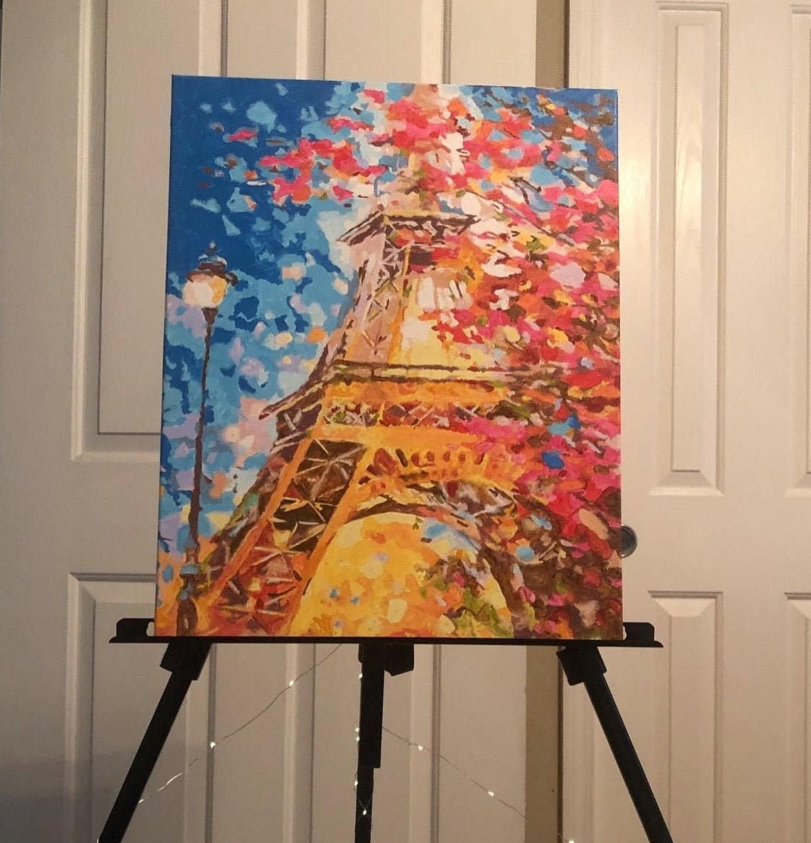 Eiffel Tower Paint by Numbers Kit Wall Art Paris Paint by Etsy