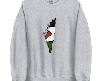 Free Palestine Sweatshirt, Support Human Rights