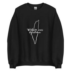 Within Our Lifetime Sweatshirt, Free Palestine, Support Human Rights