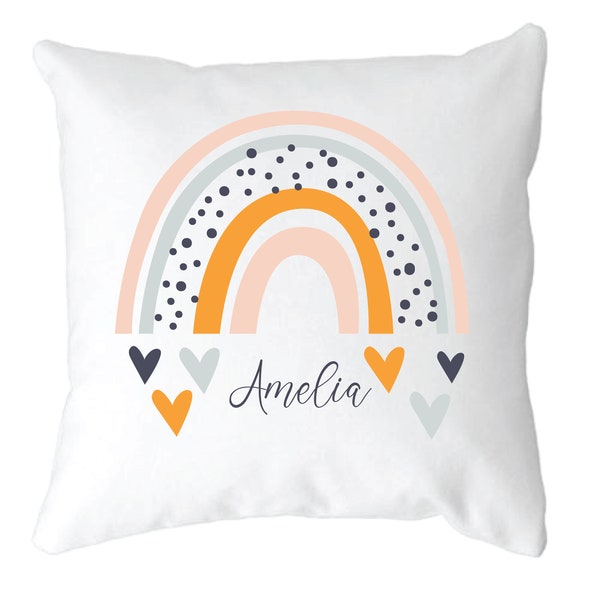 Rainbow Cushion Etsy UK