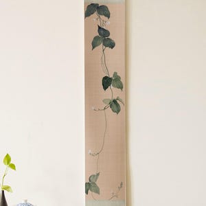 Parchemin mural chinois étroit — Parchemin mince vertical à suspendre pour couloir