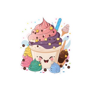 I Like Ice Cream Sticker Pt. 3