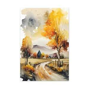 Autumn Season Canvas Wall Art for Home Decor