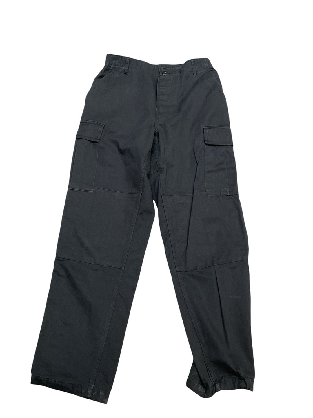 Black Cargo Pants Etsy