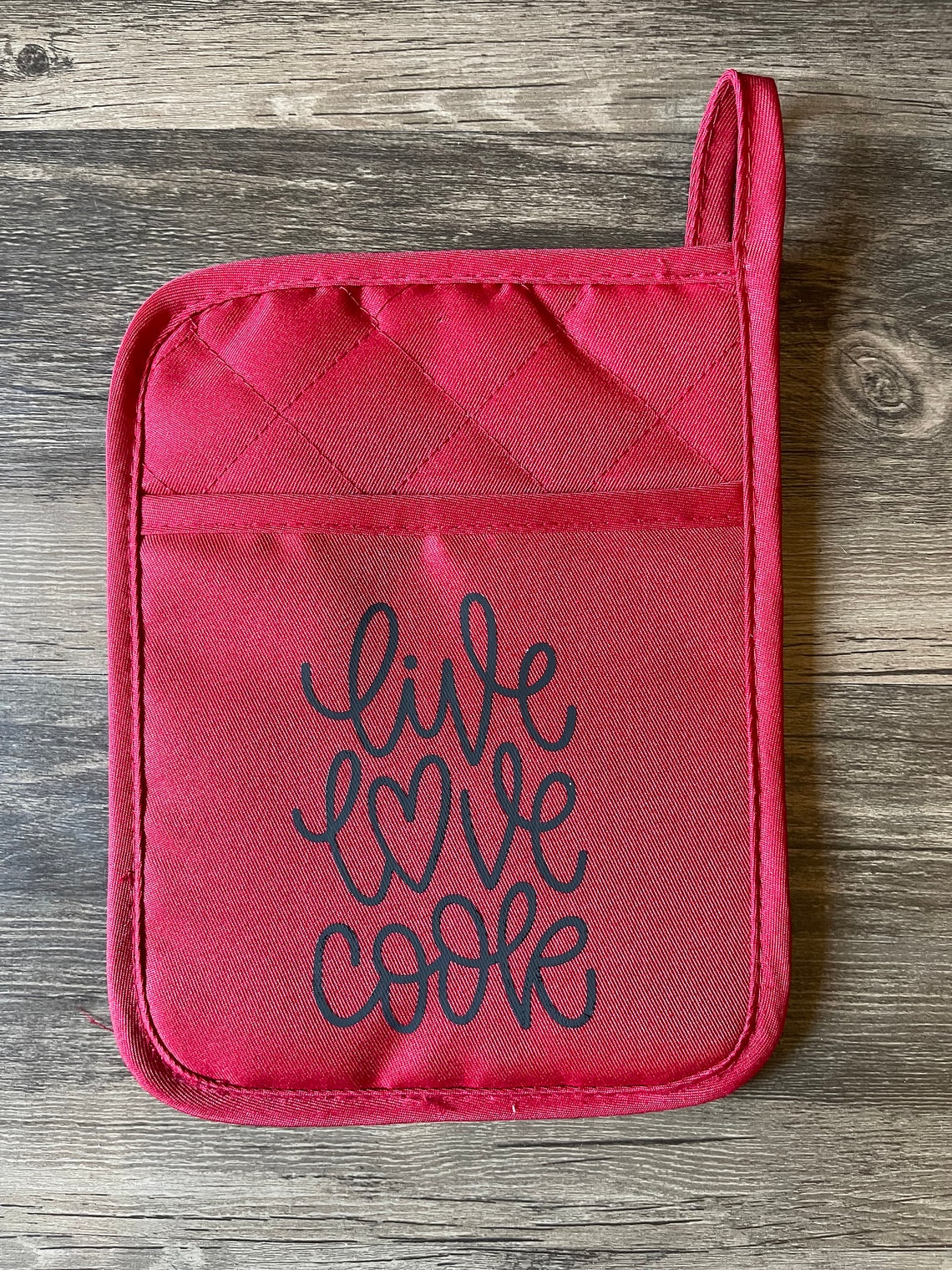 Polyester/Rubber Pot Holders 9x7 inch Etsy