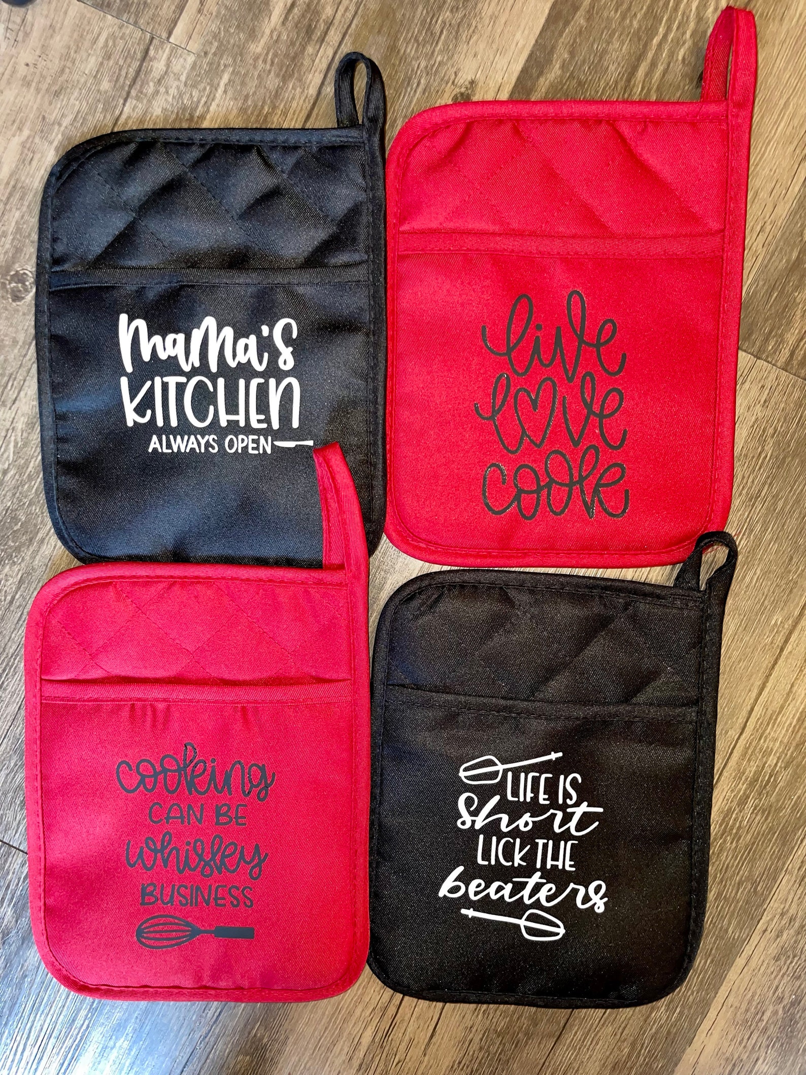 Polyester/Rubber Pot Holders 9x7 inch Etsy